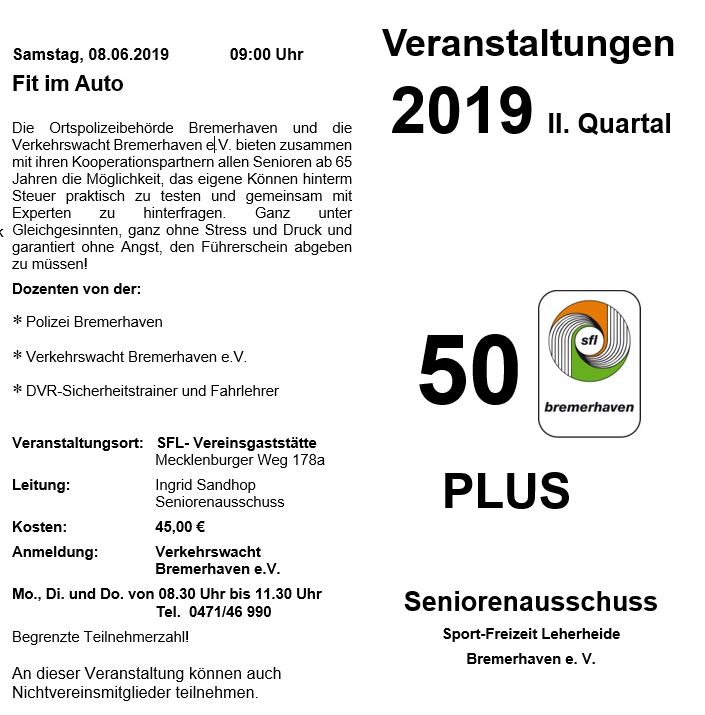 Flyer Fit im Auto