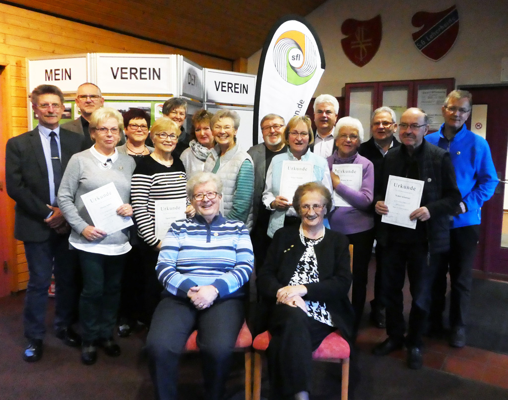 SFL Gruppenbild Ehrungen 2017 2