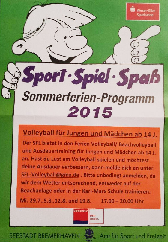 SFL Volleyball Ferienpass