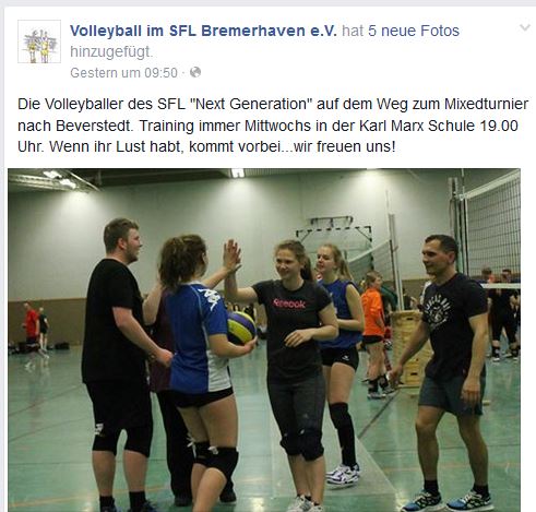 Volleyball SFL Facebook 14062015